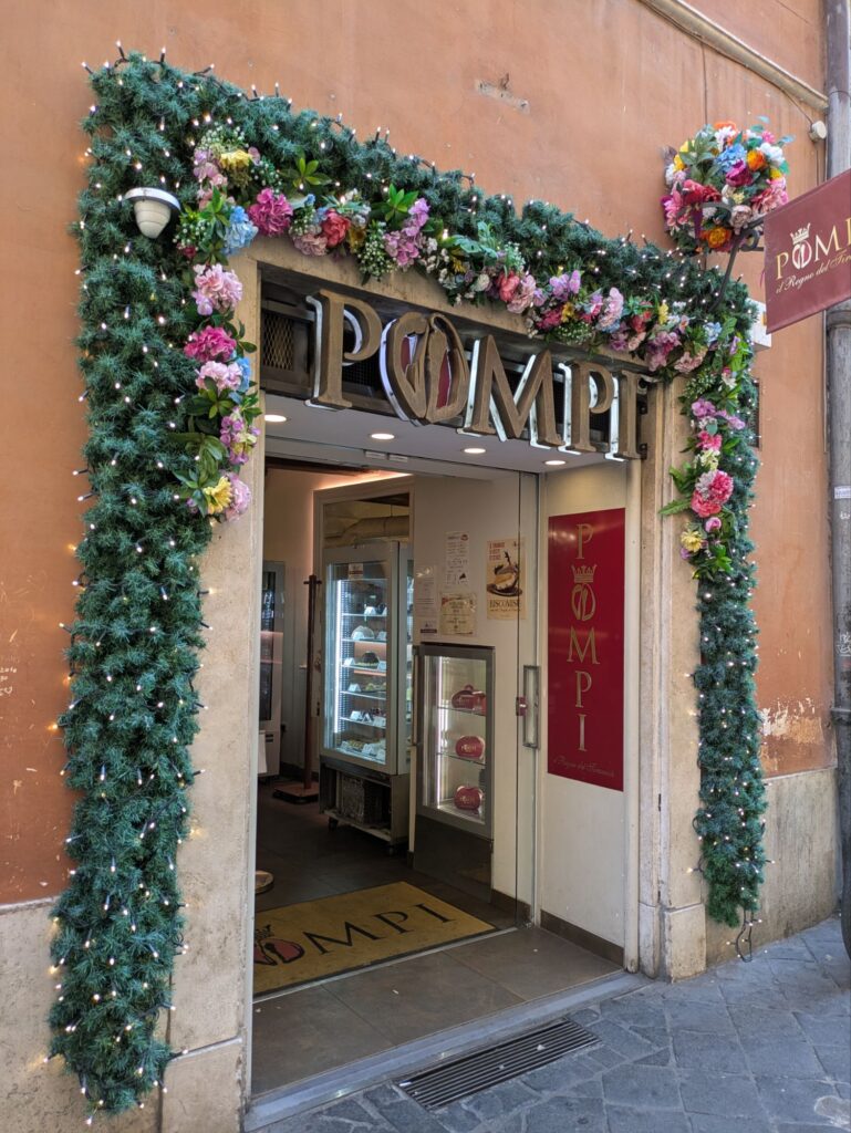 イタリア女一人旅/HISツアー/ローマ市内観光/POMPI/ティラミス