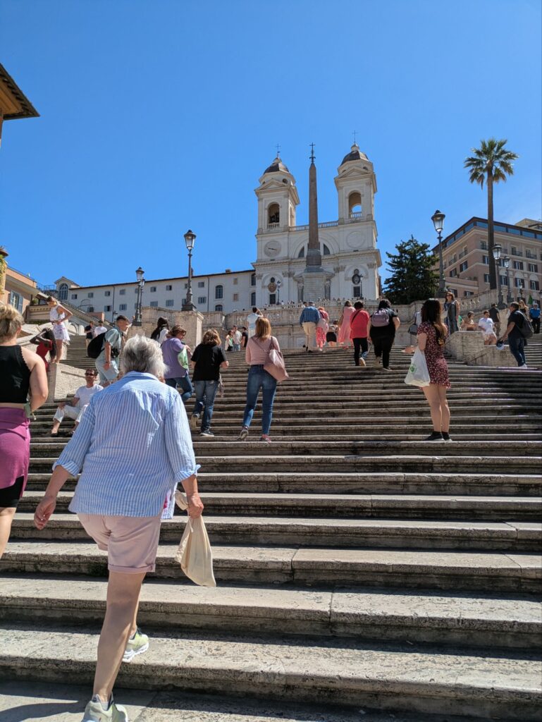 イタリア女一人旅/HISツアー/ローマ市内観光/スペイン広場
