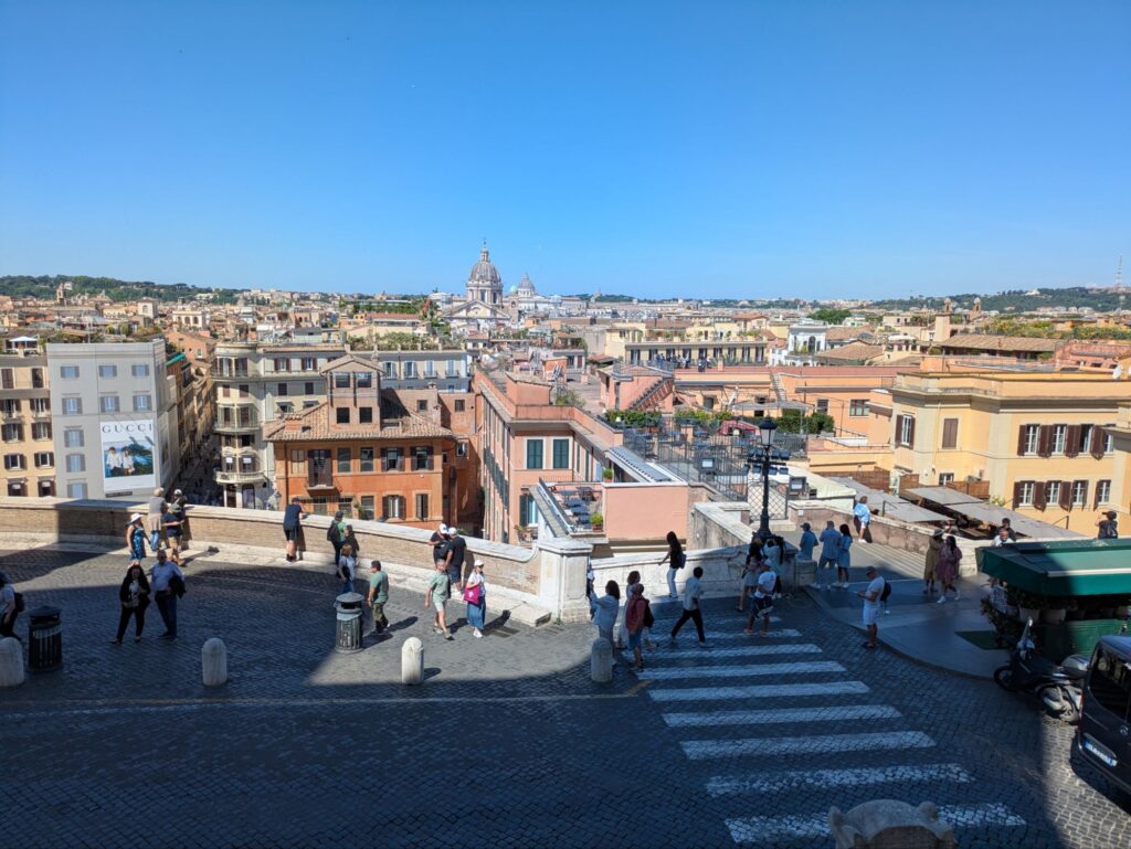 イタリア女一人旅/HISツアー/ローマ市内観光/スペイン広場