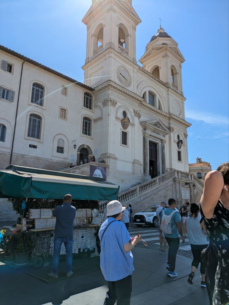 イタリア女一人旅/HISツアー/ローマ市内観光/スペイン広場