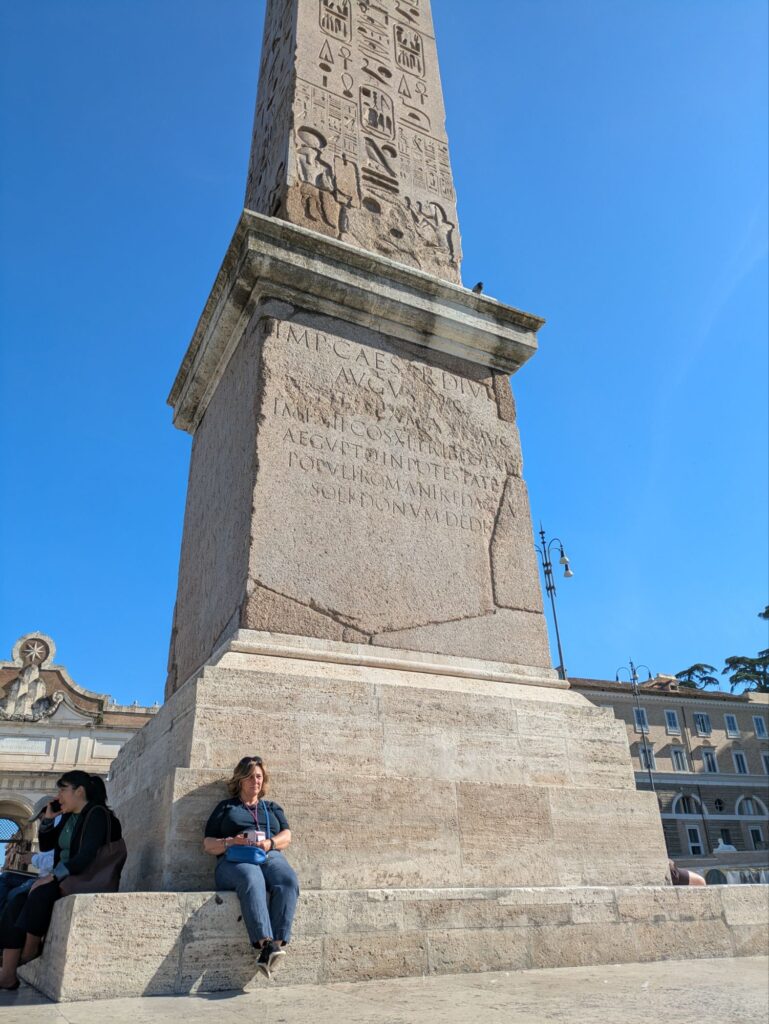 イタリア女一人旅/HISツアー/ローマ市内観光/ポポロ広場