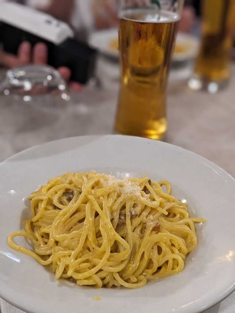 ローマ/カルボナーラ/HISツアー/イタリア一人旅/女1人旅