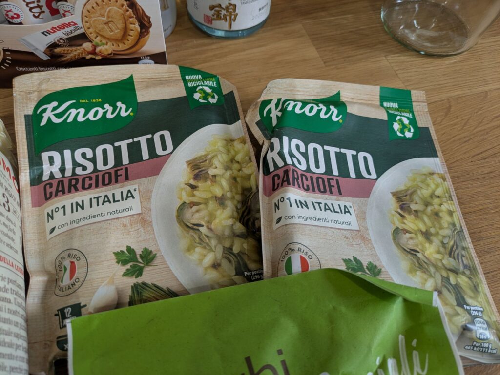 イタリア1人旅/女一人旅/南イタリア/ツアー参加/1人参加/HISツアー/お土産/イタリア購入品/アーティチョーク/リゾット