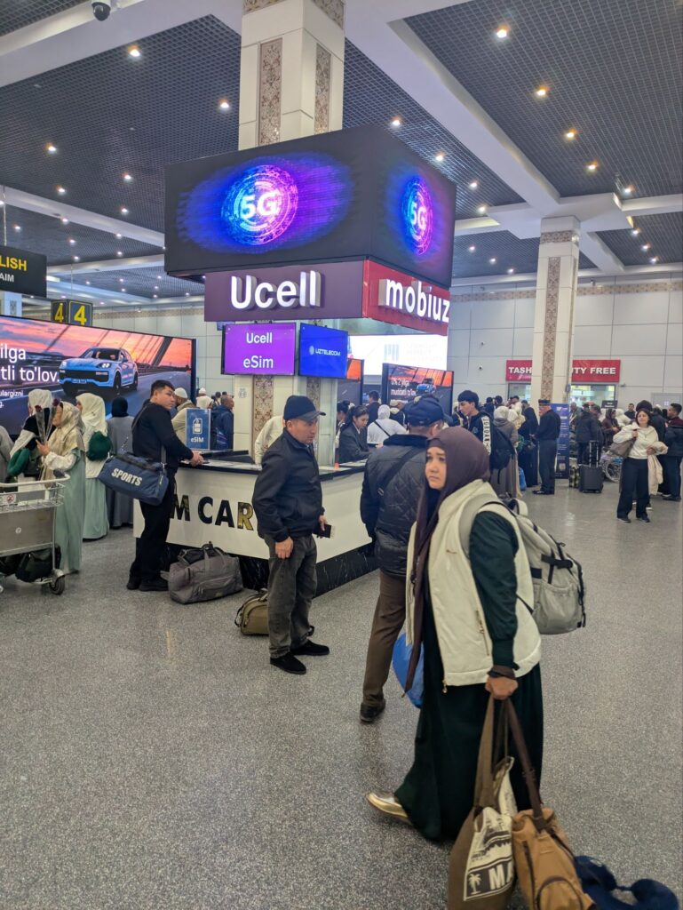 ウズベキスタン空港/タシケント/タシュケント/SIMカード
