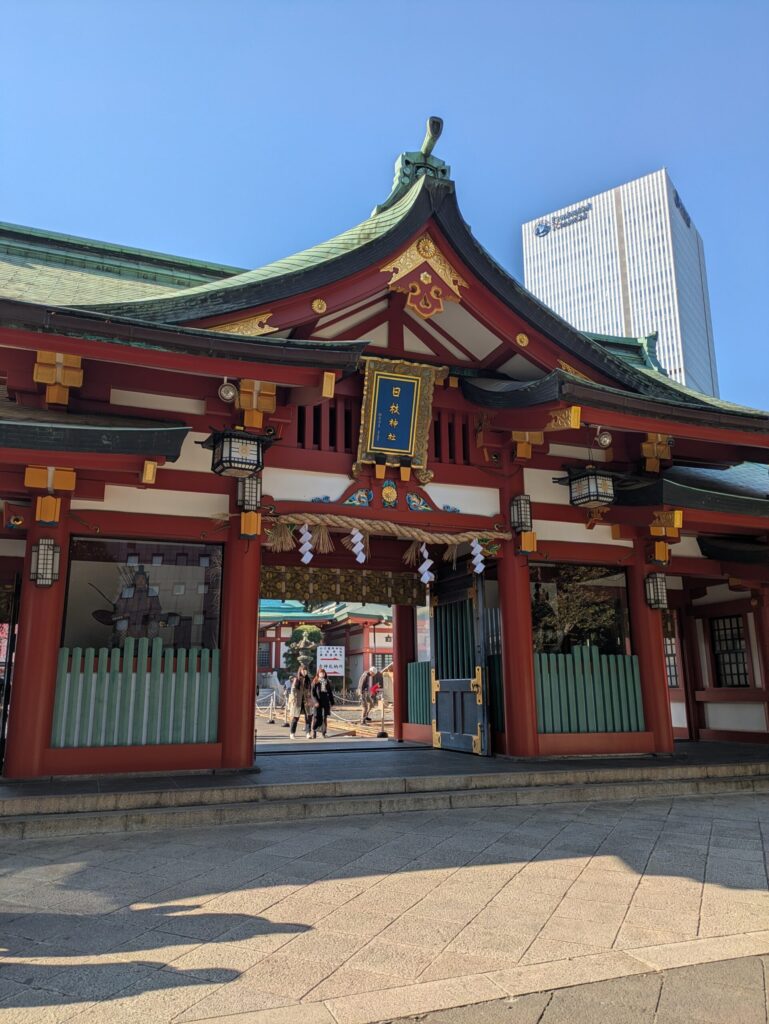 日枝神社　赤坂ぶらぶら　食べるためだけに東京に行く　1泊2日東京旅