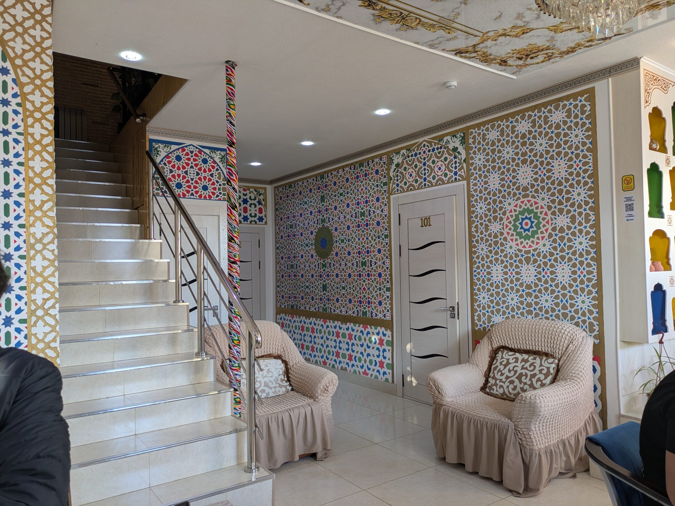 Nanosh East Hotel　ナノシュイーストホテル　ブハラホテル　ブハラ旧市街　一人旅